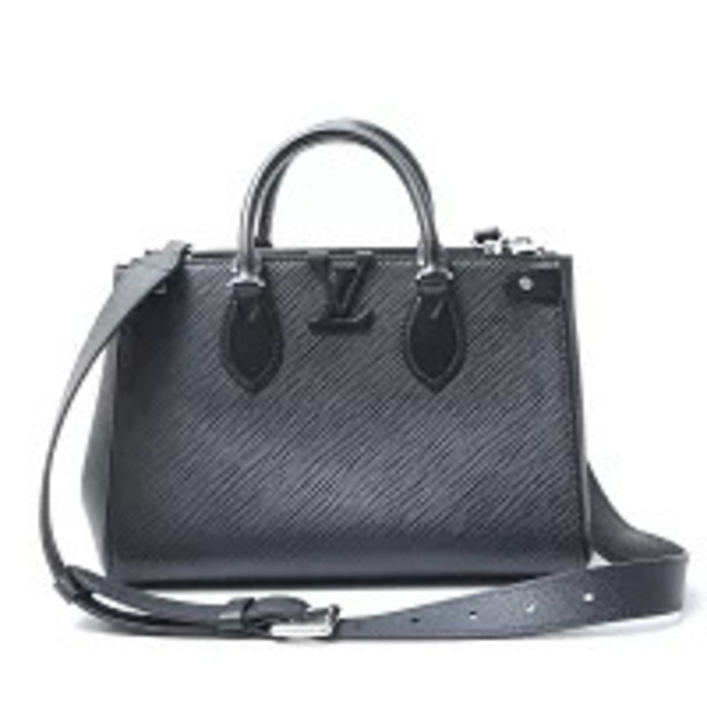 Louis Vuitton Grenelle Tote Shoulder Bag Epi Leather Noir Black